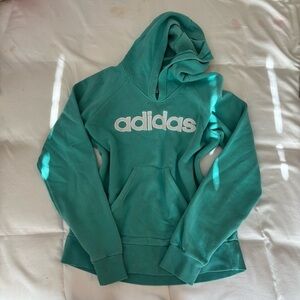 Y2K Adidas Turquoise Hoodie